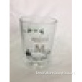 WHOLESALE CLEAR SMALL GLASS CANDLE HOLDER WITH CUSTOMER'S LOGO